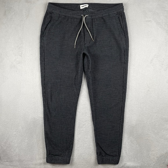 Taylor Stitch The Apres Pant Mens XL Gray Charcoal Sashiko Knit Oragnic Cotton